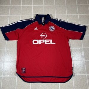 BAYERN MUNICH 1999 2001 HOME FOOTBALL SHIRT SOCCER JERSEY ADIDAS sz XXL MEN